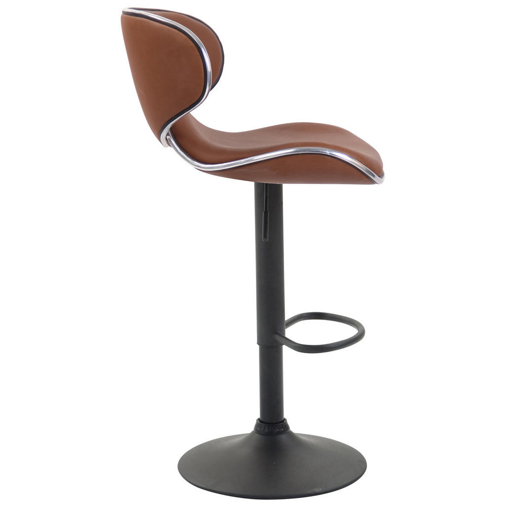 Thumbnail - CLP Barhocker, Hellbraun, Textil, 46x88x49 cm, Esszimmer, Barmöbel, Barhocker