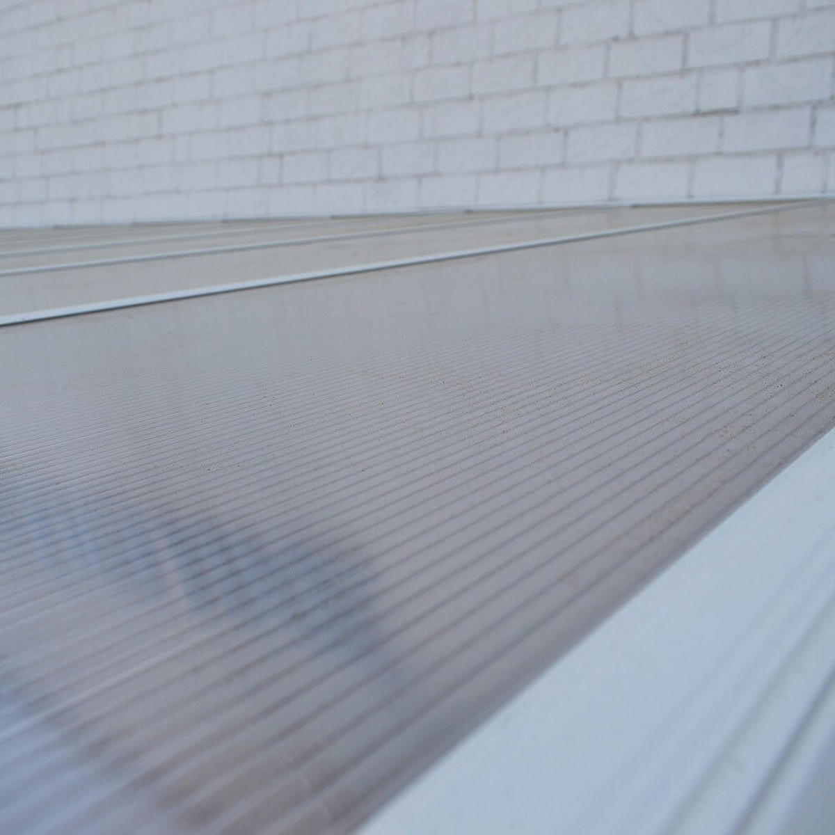 TERRASSENÜBERDACHUNG SOLIS - Farbe: Weiß, Größe: 618 / 625 x 303 / 300 x 278 / 226 cm - Weiß, Kunststoff (618/278/303cm) - Home Deluxe