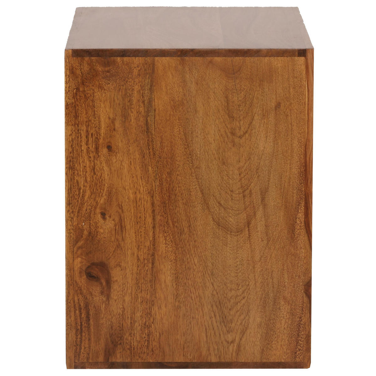 STANDREGAL – Naturholz, 44x44x33 cm, handgefertigt, geradlinig - Braun, Holz (44/44/33cm) - KADIMA DESIGN