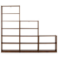 REGALSET MELLY Kastanie - Kastanienfarben, Holz (240/200/30cm) - IDIMEX