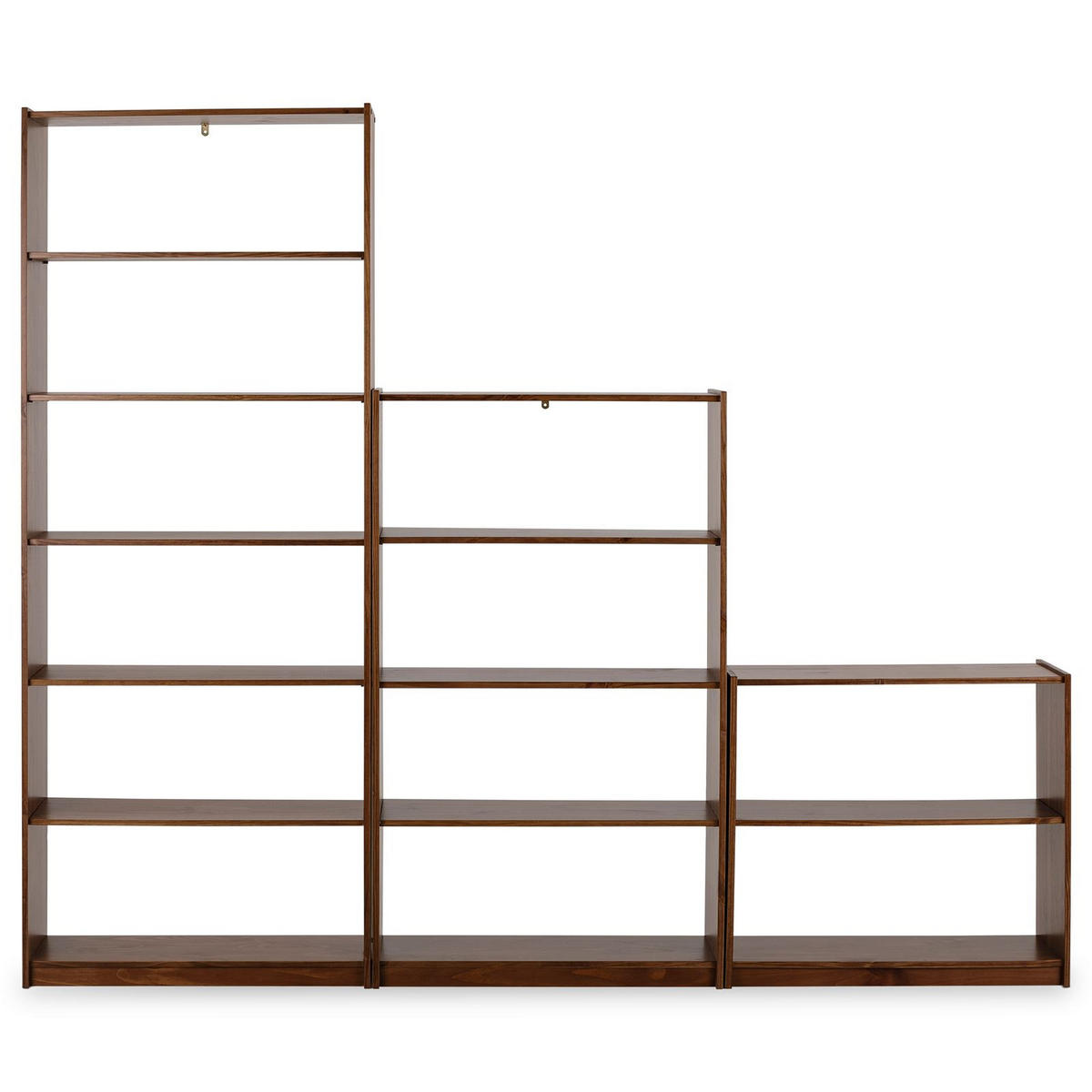 REGALSET MELLY Kastanie - Kastanienfarben, Holz (240/200/30cm) - IDIMEX