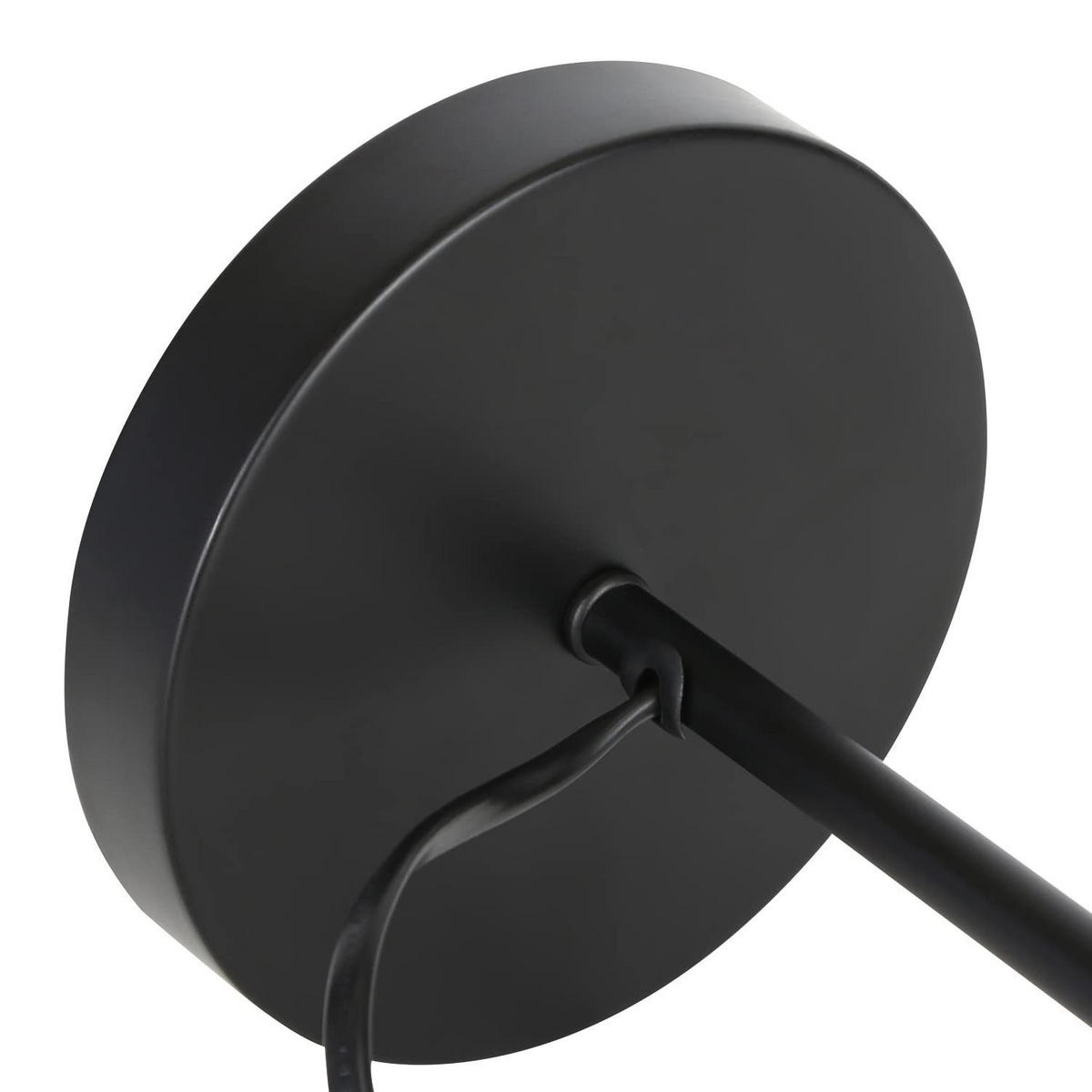 TISCHLEUCHTE Sylnekk 48.5/14.0/21.5 cm - Schwarz, Metall (21.5/48.5/14cm) - ZMH