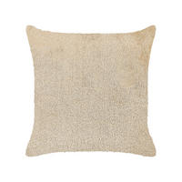DEKOKISSEN Beige 45/45 cm Pilea - Beige, Textil (45/45cm) - Beliani