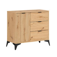 KOMODA Mao Drvo - smeđa, drvni materijal (90/83/41cm) - Petits-meubles