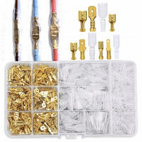STECKVERBINDER Universal 450-tlg. Set, Flachstecker 2,8/4,8/6,3, isoliert, mit Hülse, Kunststoffetui - Multicolor, Kunststoff/Metall (10/10/10cm)