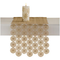 TISCHLÄUFER Beaulieu 35x180cm, Gold - Goldfarben, Textil (35/180cm) - home&you