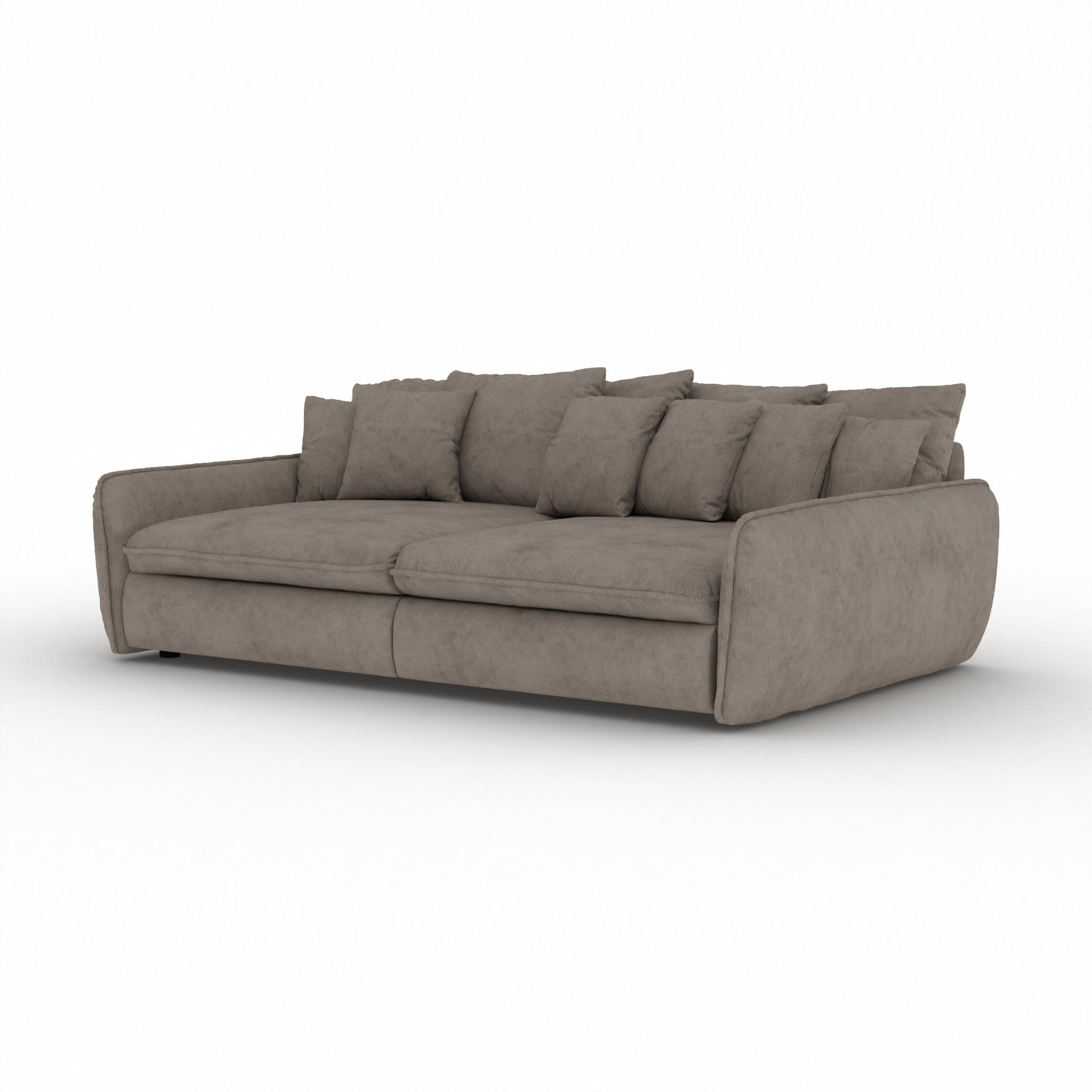 foamnova Bigsofa Taupe 234x61x131 cm