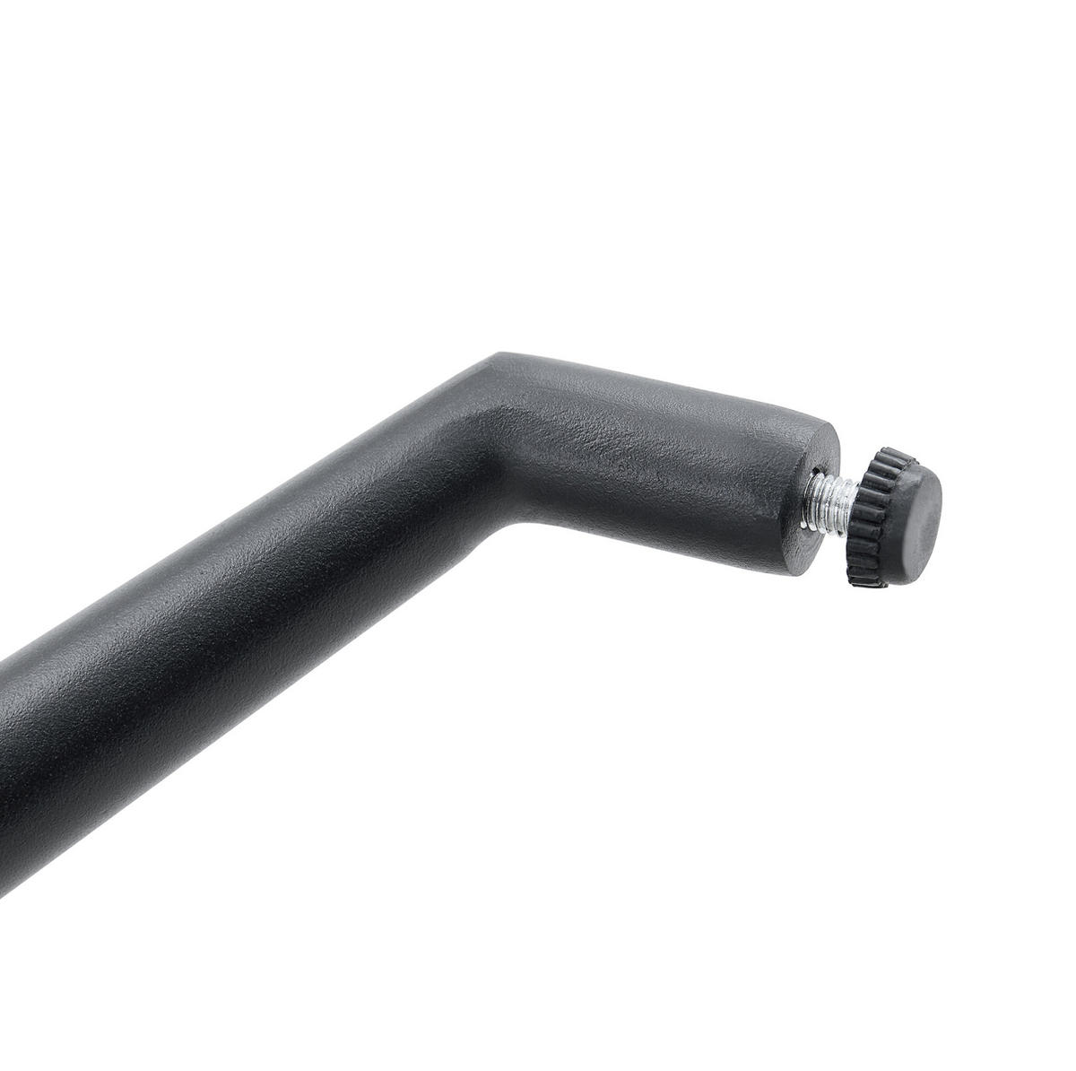 DREHSTUHL 2er-Set 360° drehbar ca. 85 cm PU Weiß/Schwarz - Schwarz, Metall (50/85/55cm) - Meubliv