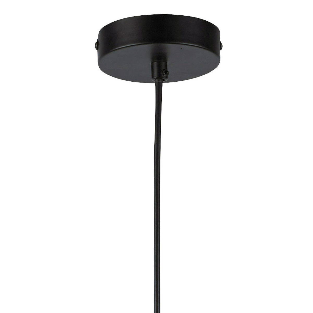 LED HÄNGELEUCHTE Metall Schwarz Gitteroptik - Schwarz, Metall (46/46/120cm)