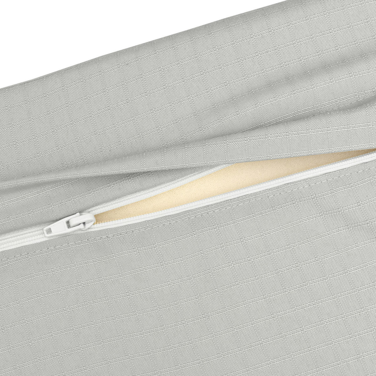 PALETTENKISSEN Eco Elements Sitz + Rücken Hellgrau (2tlg) - Hellgrau, Textil (80/15/120cm) - Beautissu 