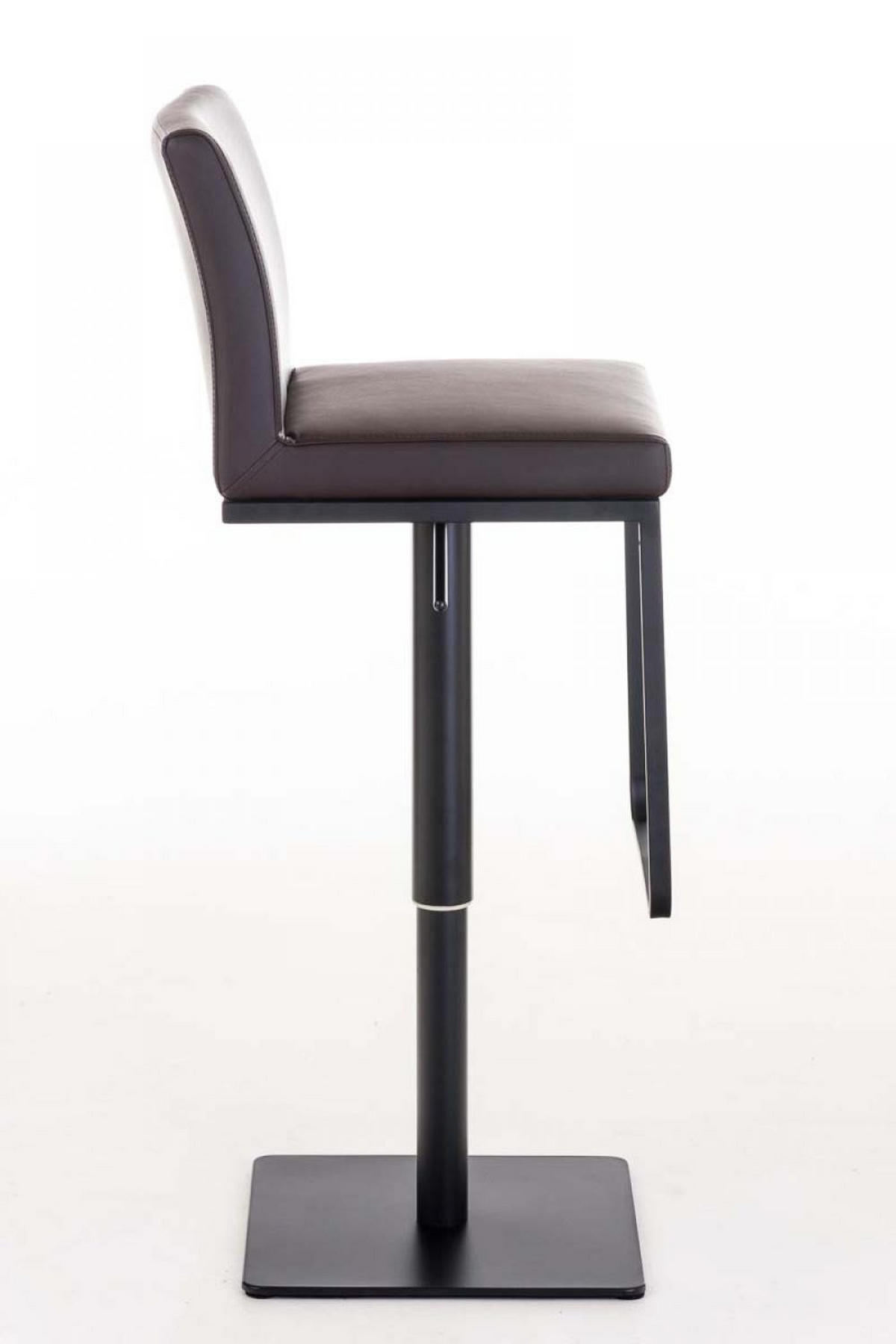 BARHOCKER Lederlook Braun - Schwarz/Braun, Textil/Metall (42/86/44cm) - CLP