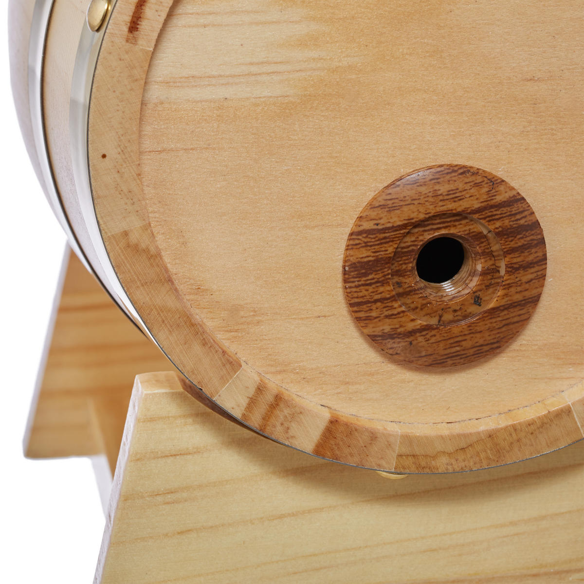DREVENÉ súd - svetlohnedá, kov/drevo (16/23/25.5cm) - Relaxdays