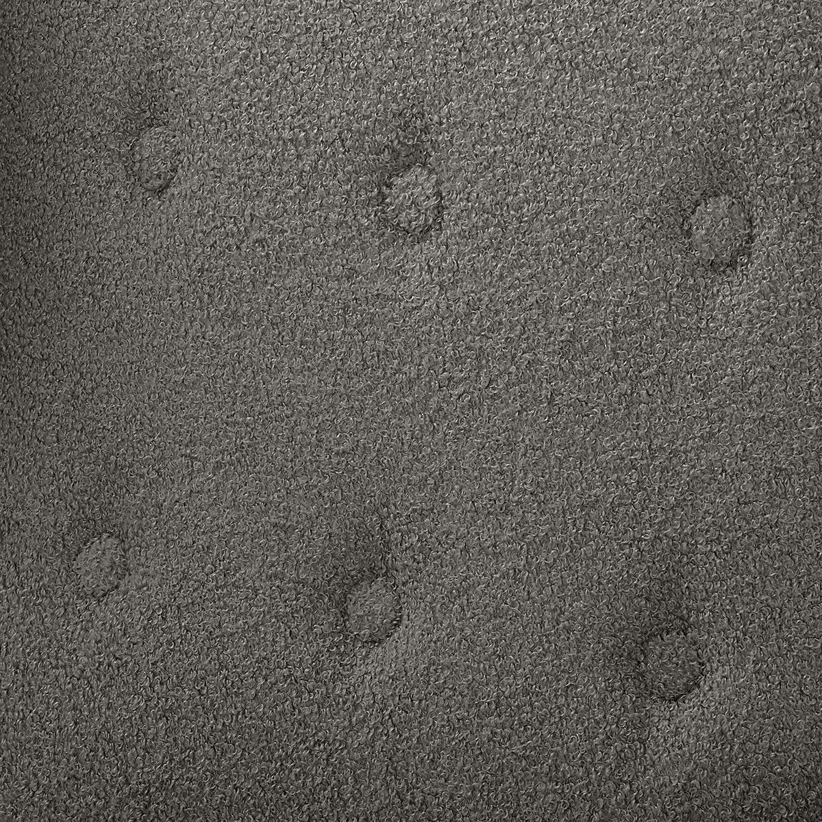 OHRENSESSEL - Dunkelgrau/Dunkelbraun, Textil (85/101/89cm) - home24