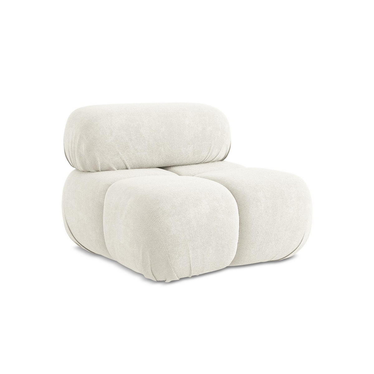 SESSEL Chenille Stoff Weiß - Pink/Schwarz, Kunststoff/Textil (96/70/95cm) - LaMiaSofa