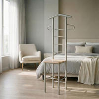 HERRENDIENER JIVO - Sonoma Eiche, Metall (53/121/47cm) - CARO-Möbel