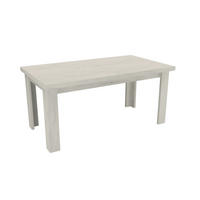 ESSTISCH ausziehbar 160-200 cm Kraft Weiß - Weiß, Holzwerkstoff (160/90/75cm)