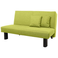 FALTSOFA Kalomira Bezug Flachgewebe Metall schwarz / apfel - Grün, Kunststoff (145/84/100cm) - 58aufmkessel