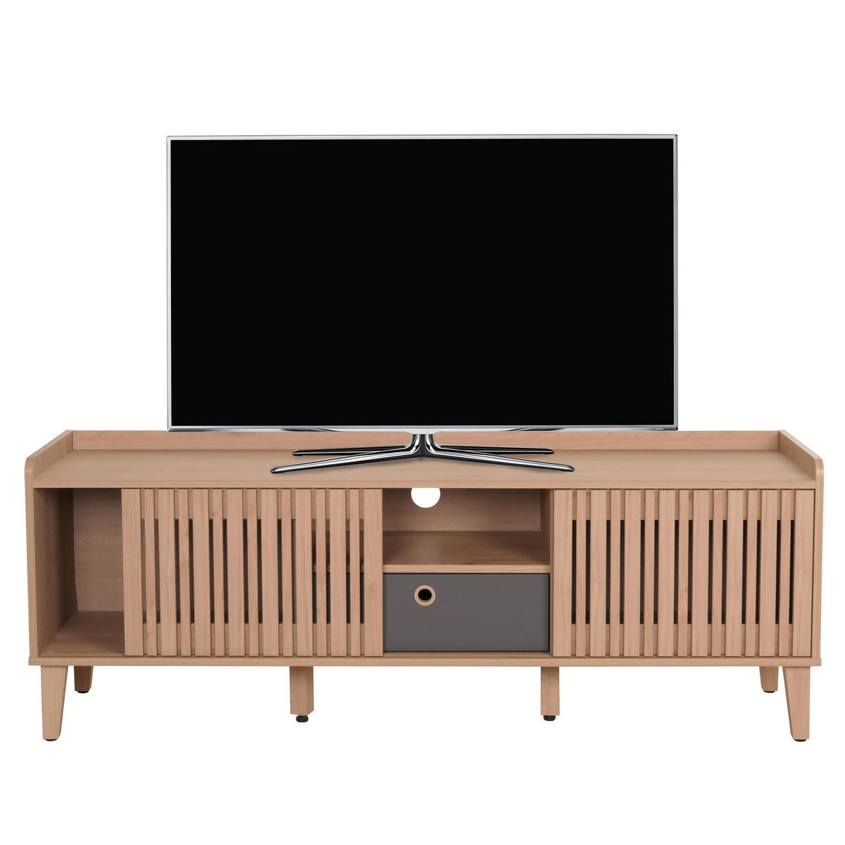 TV-RACK Beige - Beige, Holz (150/56/40cm) - MCW