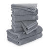 HANDTUCHSET NEW CLASSIC 10-TLG - Grau, Textil (50/100cm) - MÖVE