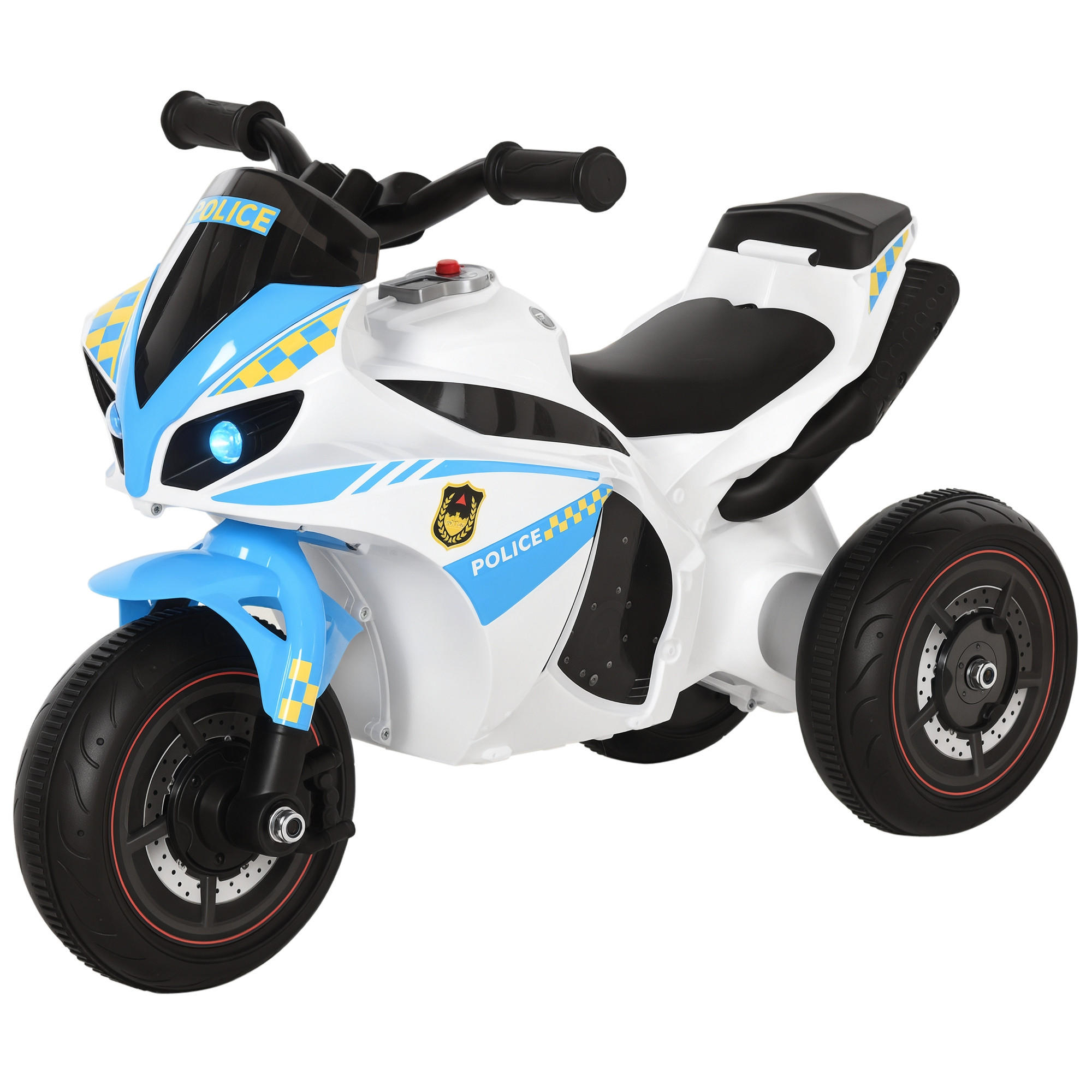 RUTSCHFAHRZEUG DE-16962 Rennmotorrad mit Licht & Sound Blau - Blau, Metall (74/39/48cm) - ComfortXL