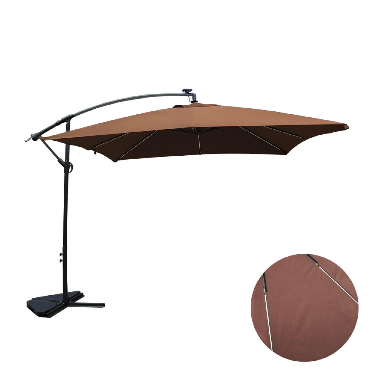 Concept Usine Sonnenschirm Braun 300x300 cm