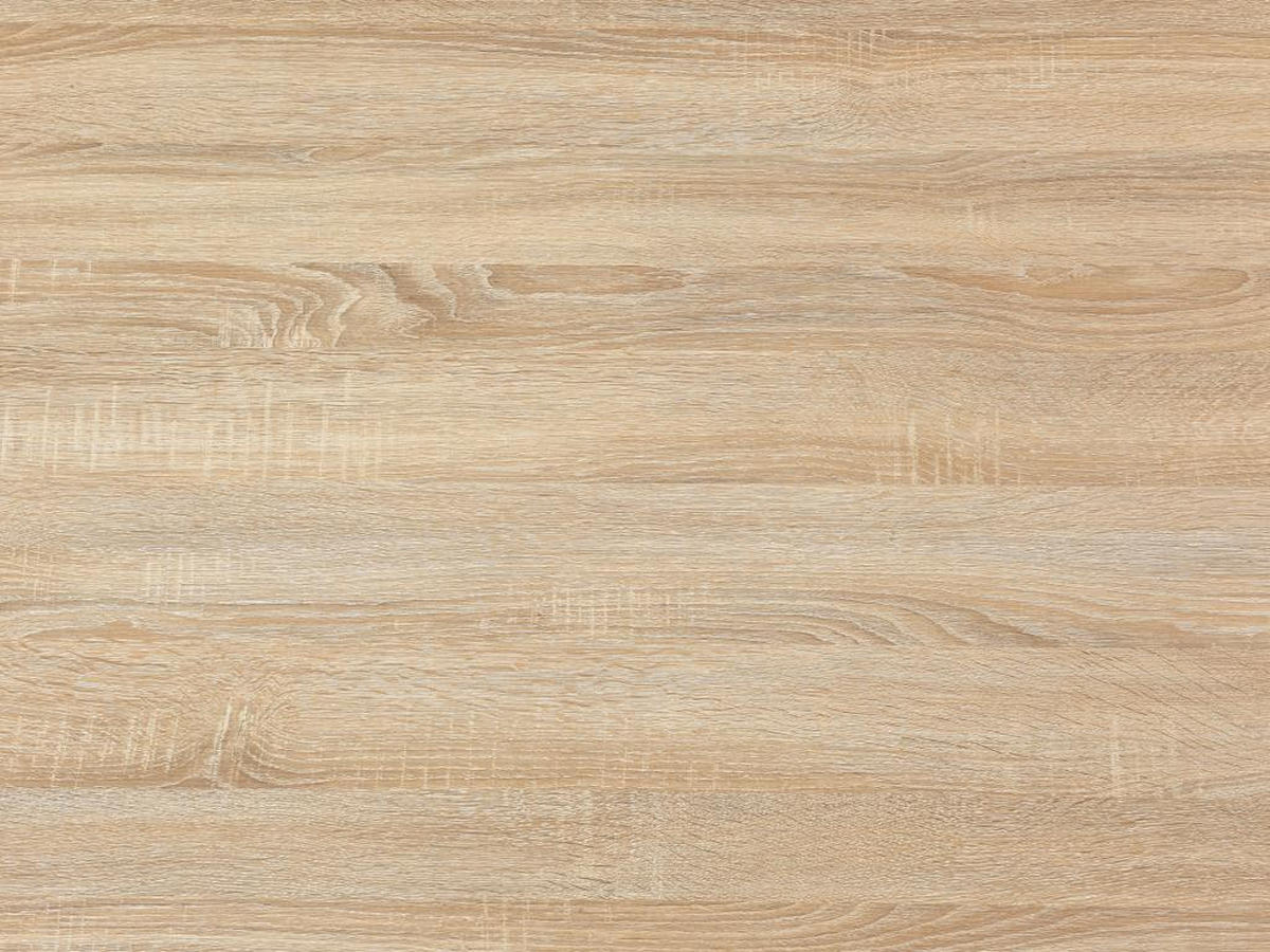 ESSTISCH - 6 Personen - MDF & Stahl - Helles Holz & Schwarz - KOMONI - Naturfarben, Holz (180/90/76cm) - Vente-Unique