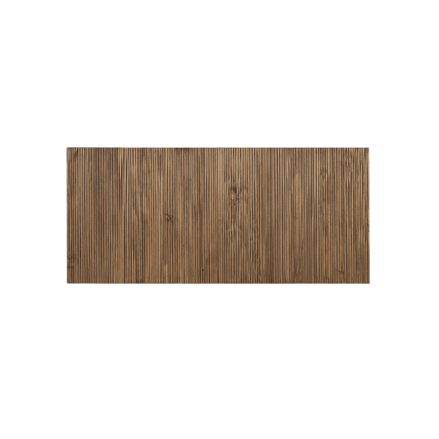 KOPFTEIL DOPPELTES Hanne Walnuss 170 cm x 75 cm - Walnussfarben, Holz (170/4cm) - Klast Home