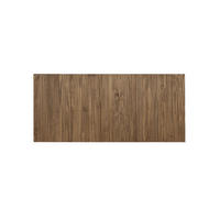 KOPFTEIL DOPPELTES Hanne Walnuss 170 cm x 75 cm - Walnussfarben, Holz (170/4cm) - Klast Home