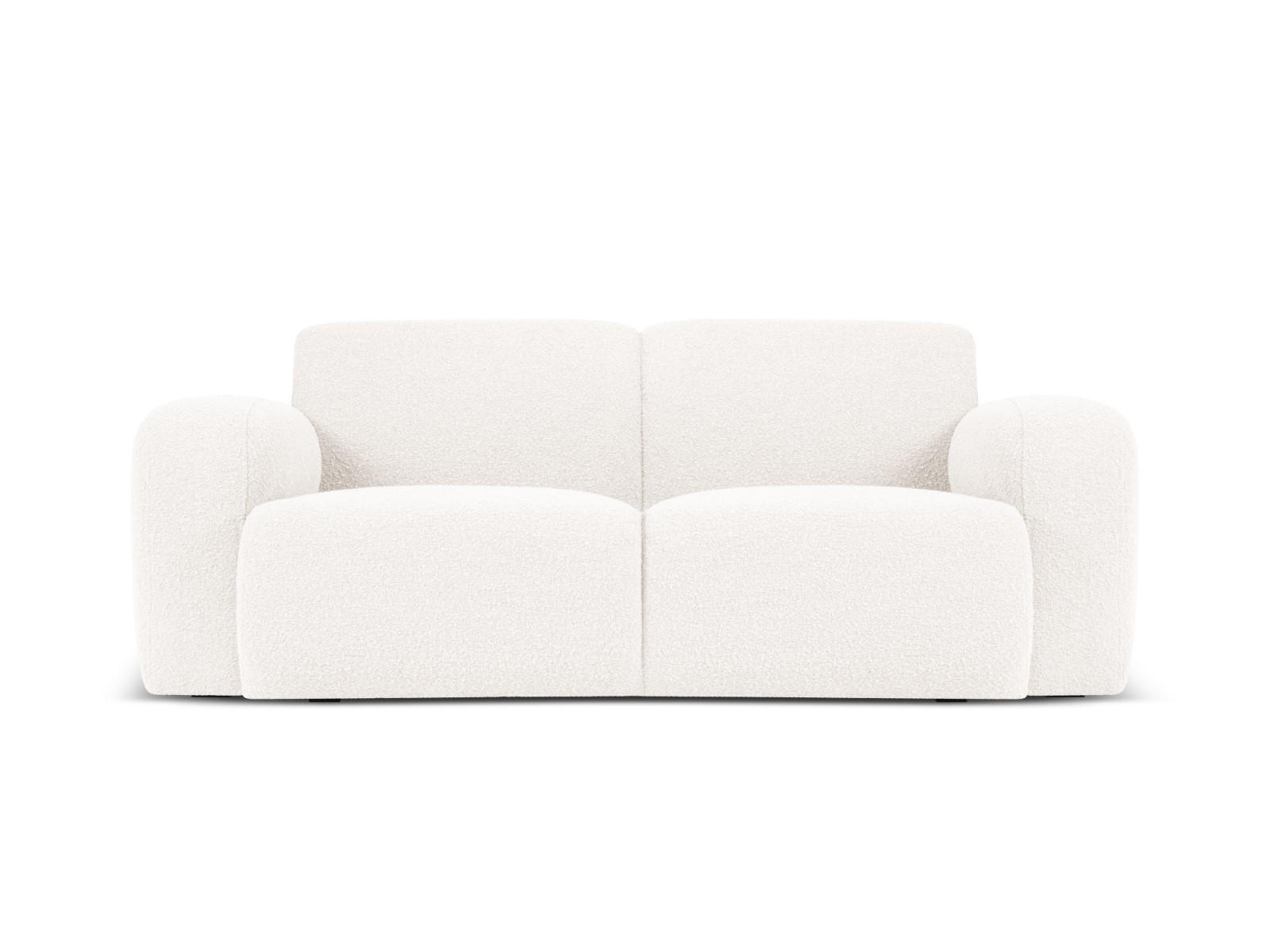 SOFA Molino aus Boucle weiß 2 Sitzplätze - Weiß, Textil (95/72/170cm) - Micadoni