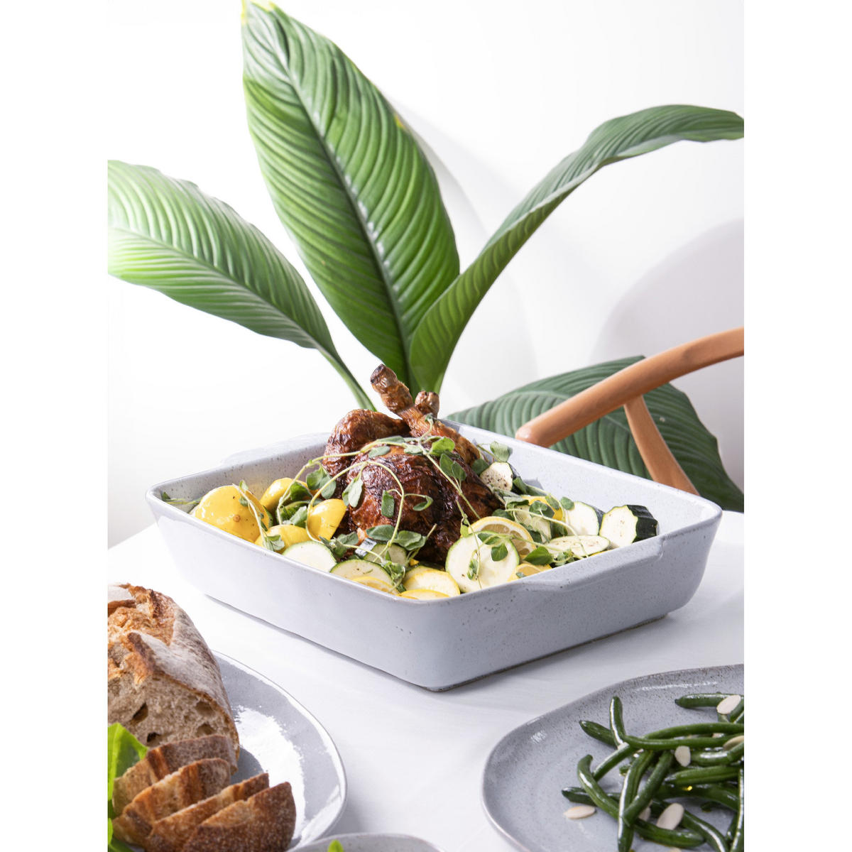 AUFLAUFFORMEN Artisan 39/26,5/7,7 cm - Blau, Keramik (26/39/7.7cm) - Ladelle