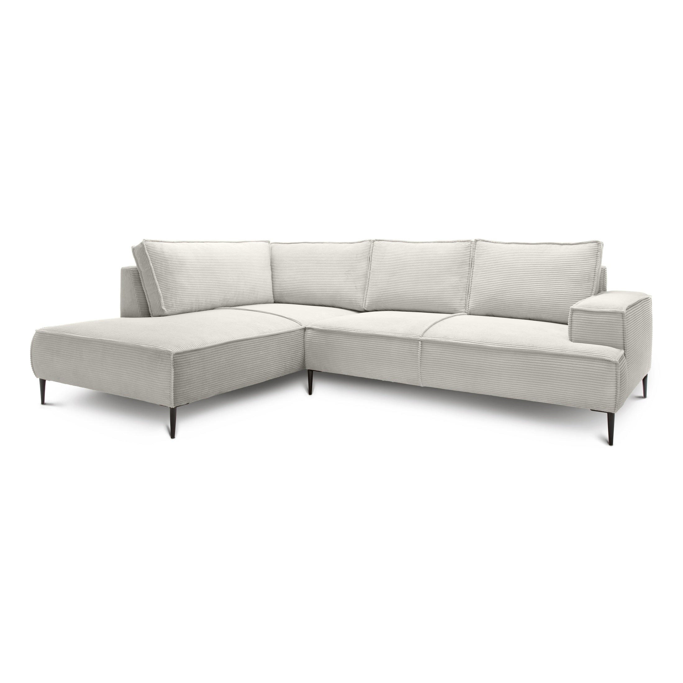 Pillovely Ecksofa Creme 275x44x195 cm