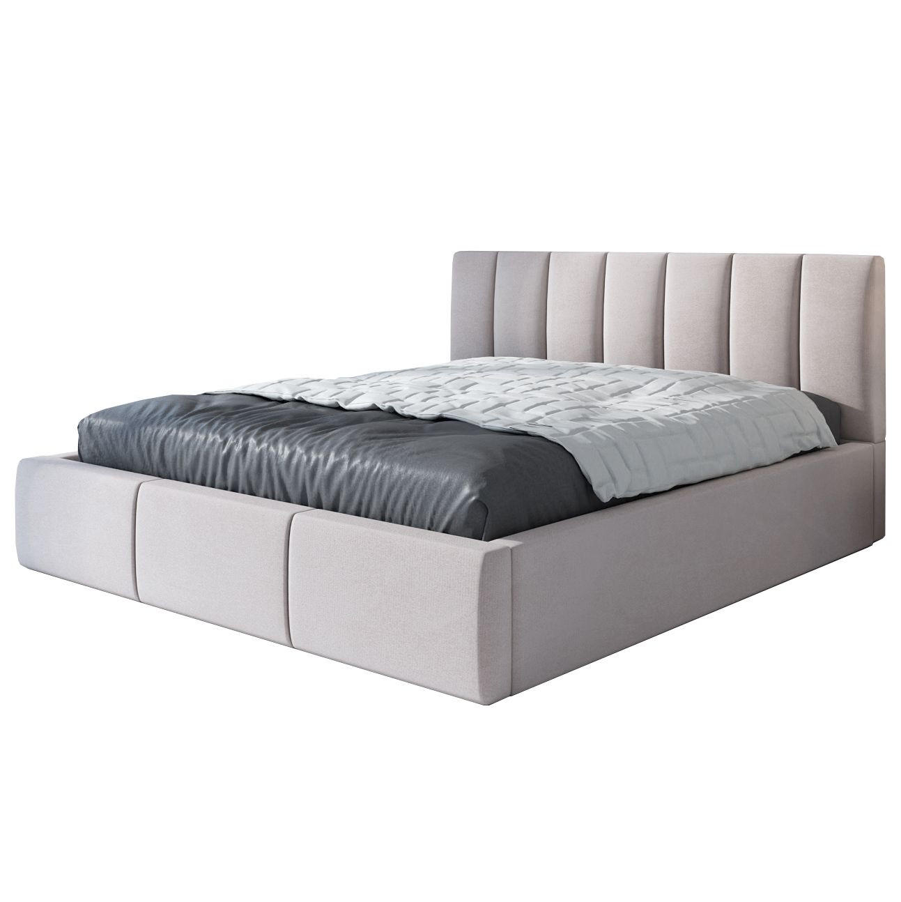 POLSTERBETT IGI 140x200 Beige - Beige, Textil (140/200cm) - A&J MöbelLand