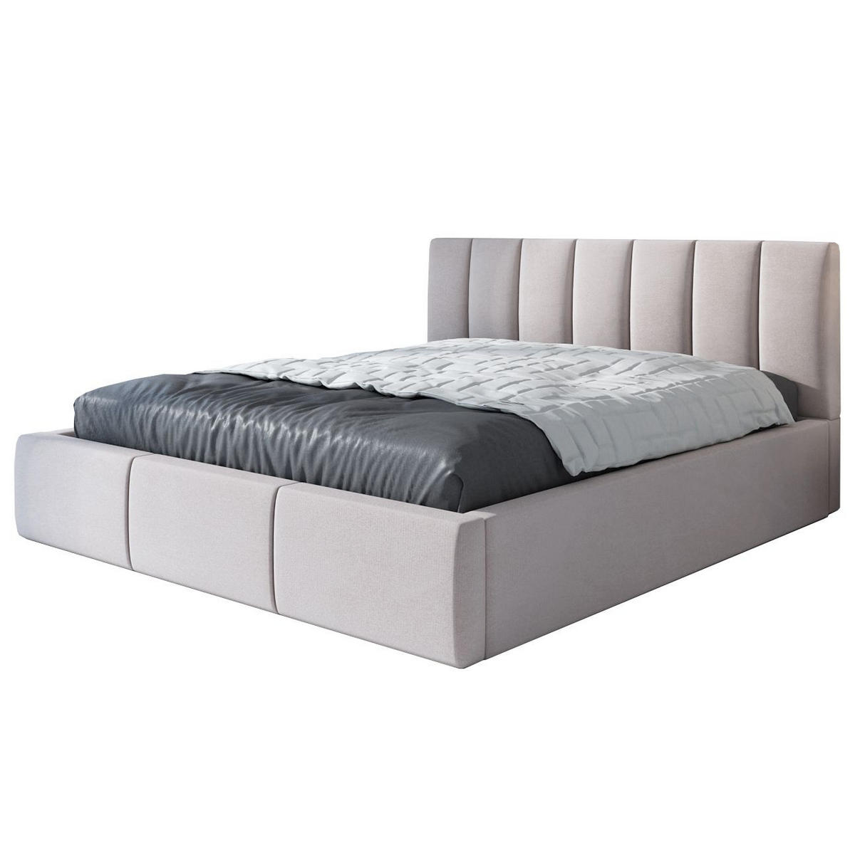 POLSTERBETT IGI 140x200 Beige - Beige, Textil (140/200cm) - A&J MöbelLand