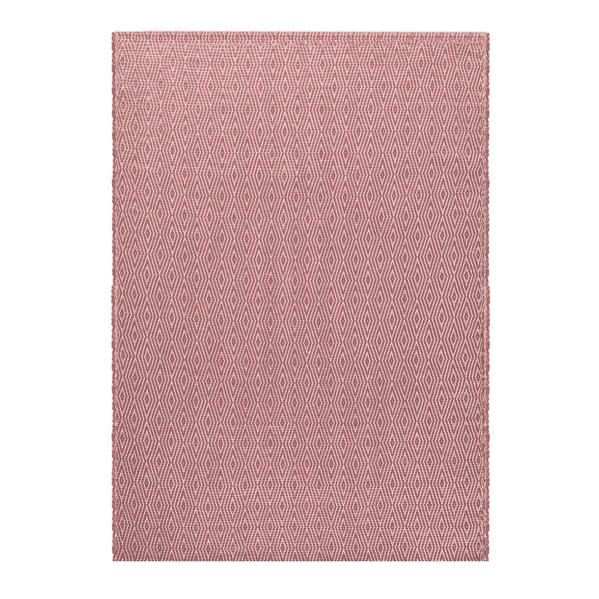 TEPPICH aus recycelten Fasern handgewebt rosa - Pink, Naturmaterialien (160/230cm) - AFK Living