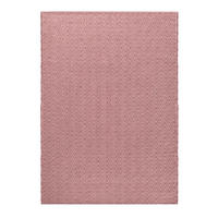 TEPPICH aus recycelten Fasern handgewebt rosa - Pink, Naturmaterialien (160/230cm) - AFK Living
