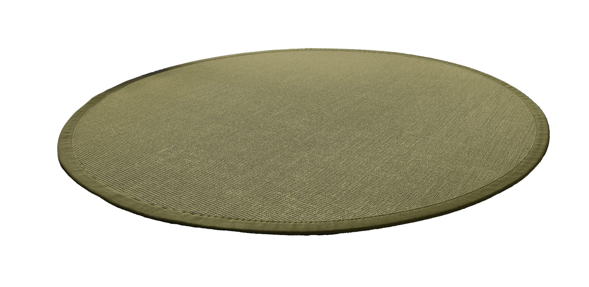 TEPPICH Sisal Manaus heu/kiwi Rund 160cm - Grün, Textil (160/160cm) - Astra