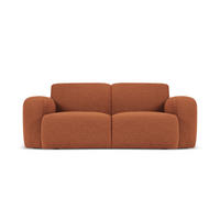 SOFA Molino aus Boucle braun 2 Sitzplätze - Braun, Textil (95/72/170cm) - Micadoni