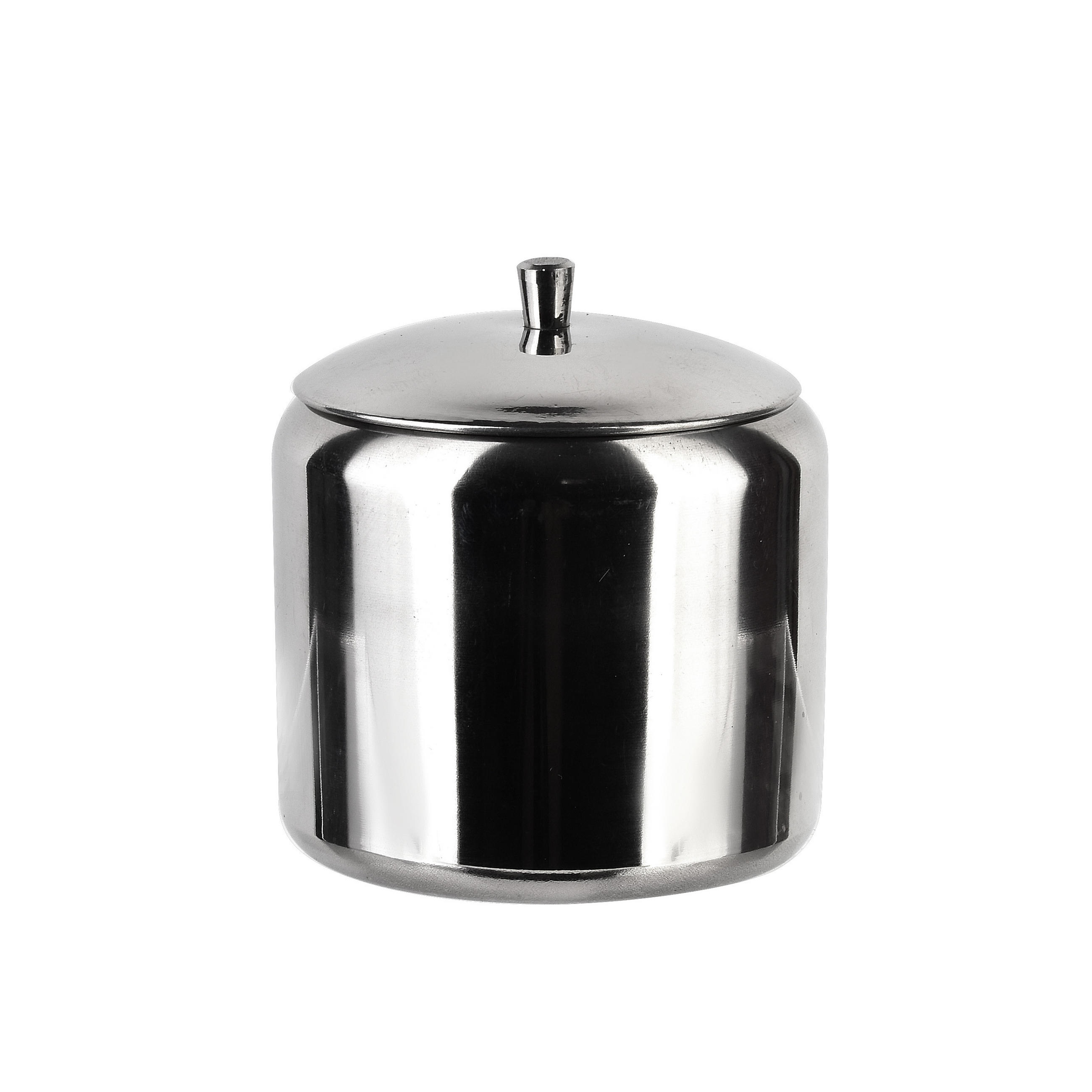 ZUCKERDOSE Basic Kitchen Silber 7.3/7.3/8 cm Metall - Silberfarben, Metall (7.3/8cm) - Mondex