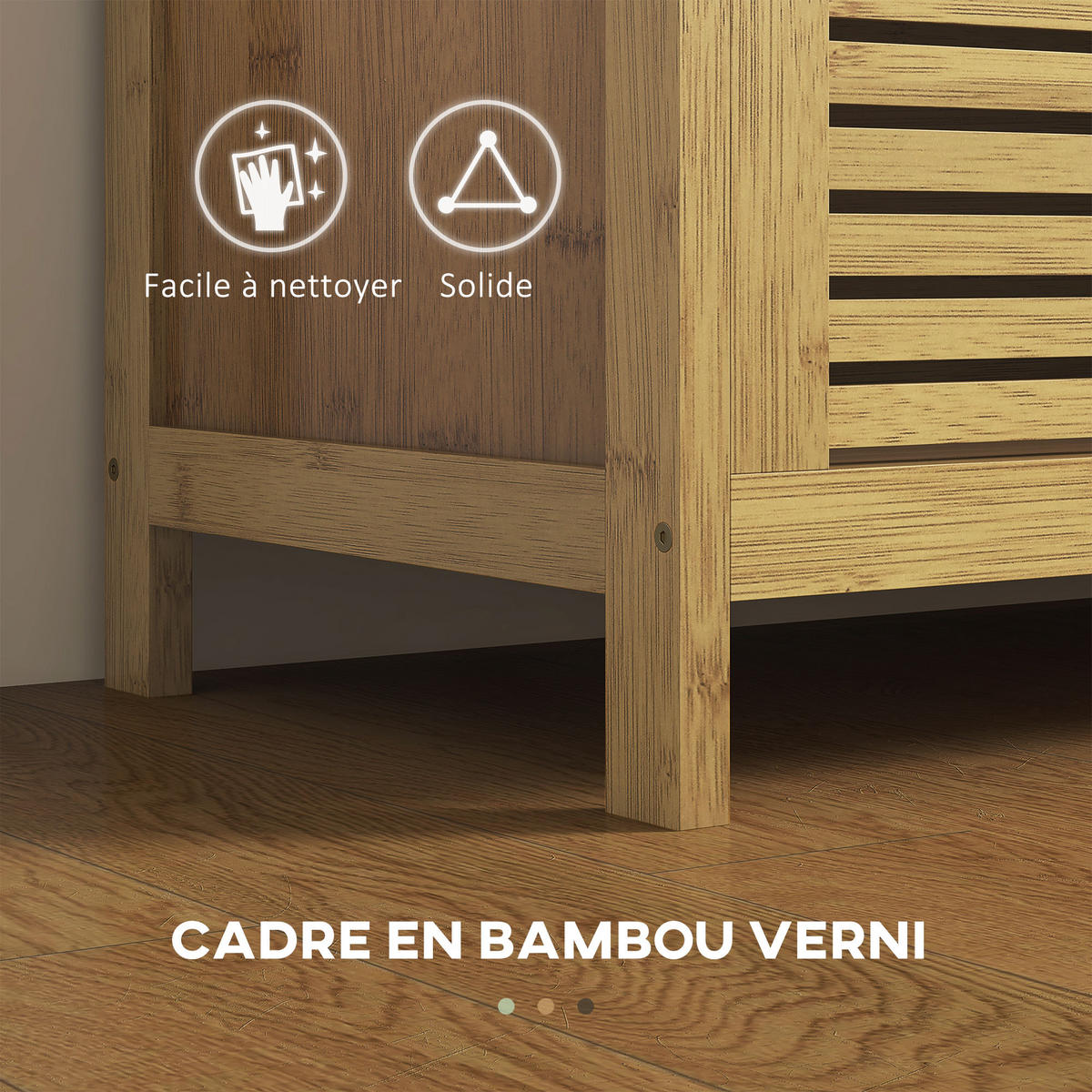 SITZBANK Naturfarben mit Stauraum 100/40/60 cm - Naturfarben, Holz (40/60/100cm) - PANGIVO