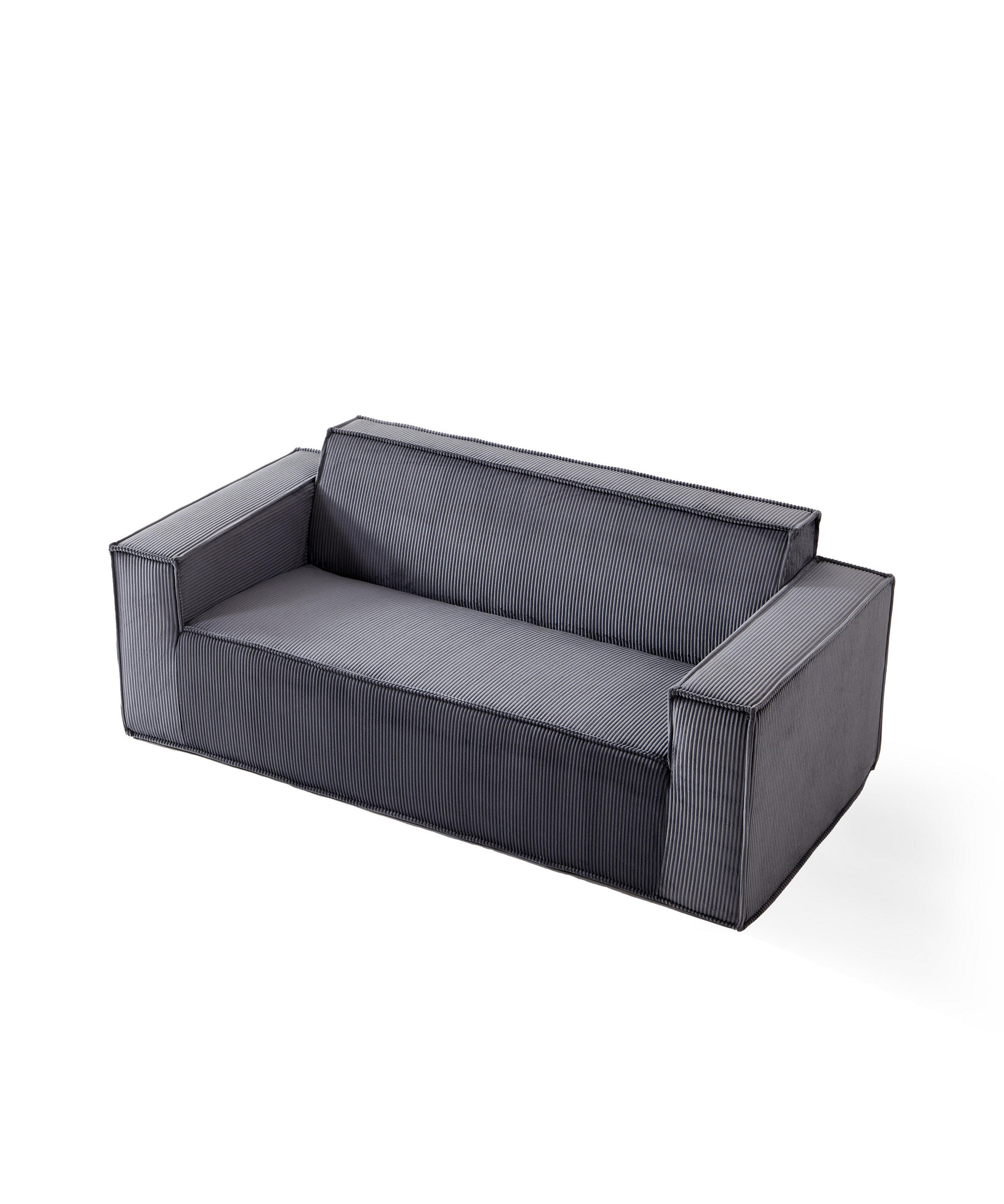 ComfortXL 2-Sitzer-Sofa Grau 178x70x86 cm