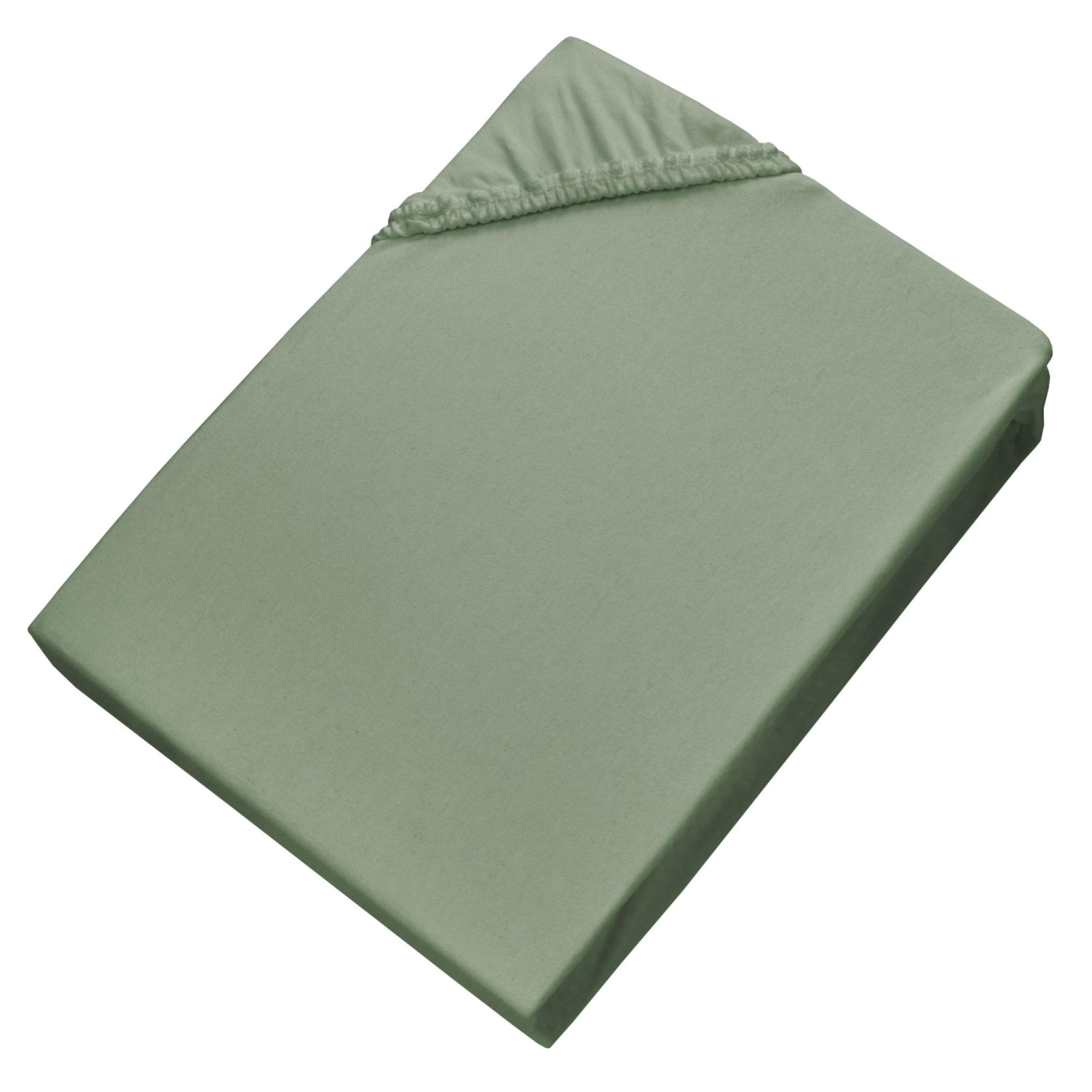 SPANNBETTLAKEN BASIC - Salbeigrün, Textil (200/200cm) - Schöner Wohnen