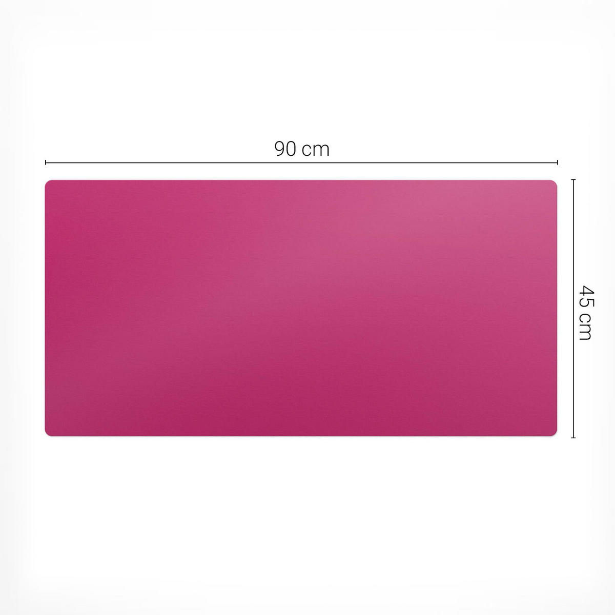 SCHREIBTISCHUNTERLAGE 90x45 cm Rosa - Magnolie, Kunststoff (90/45/1.6cm) - Wallfluent