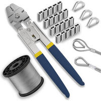 CRIMPZANGE – für Drahtseile - Silberfarben, Metall (26/15/1cm) - DCA