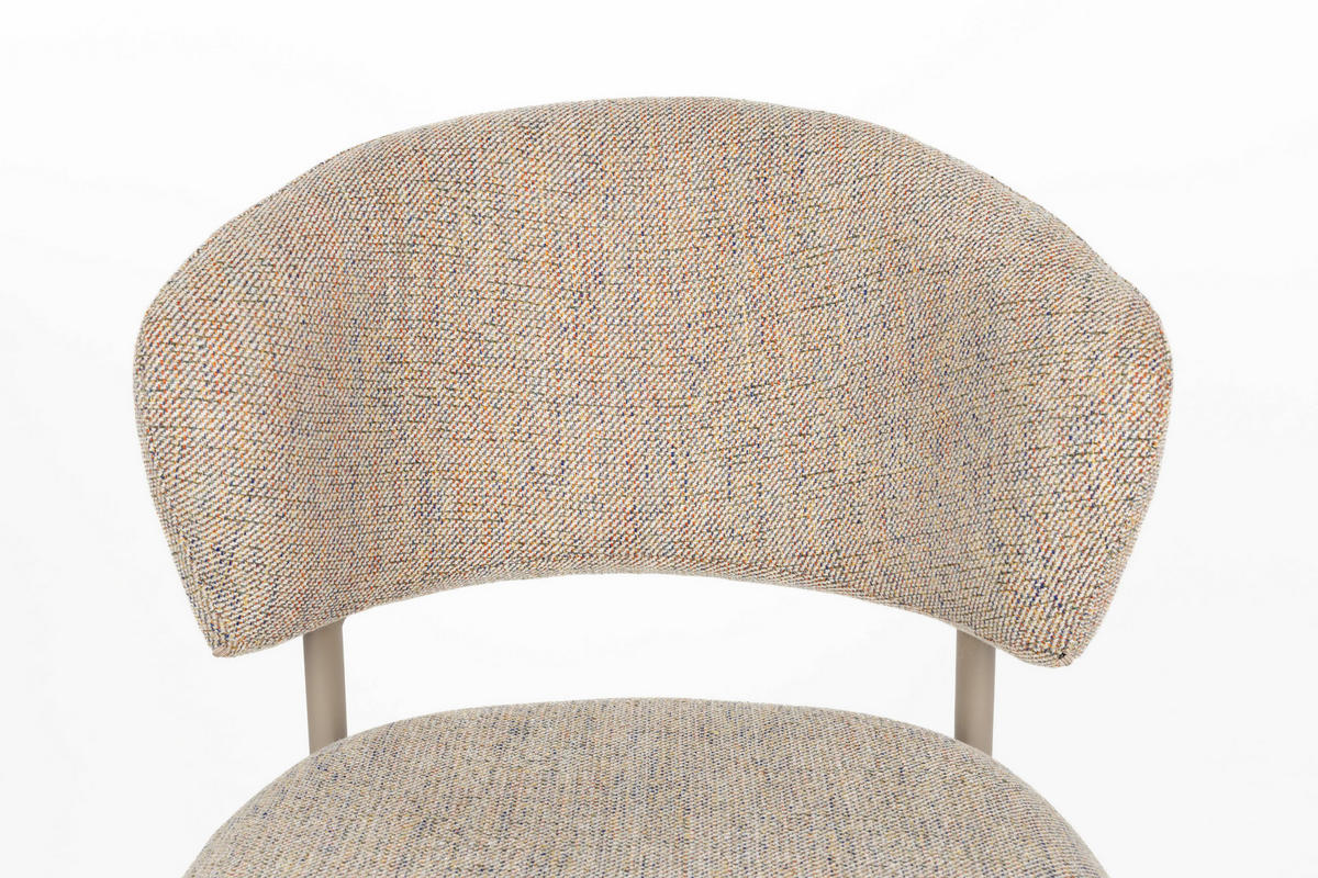 ESSZIMMERSTUHL Jasmine - Beige - 63/50/85 cm - 2er-Set - Beige, Textil (50/85/63cm)
