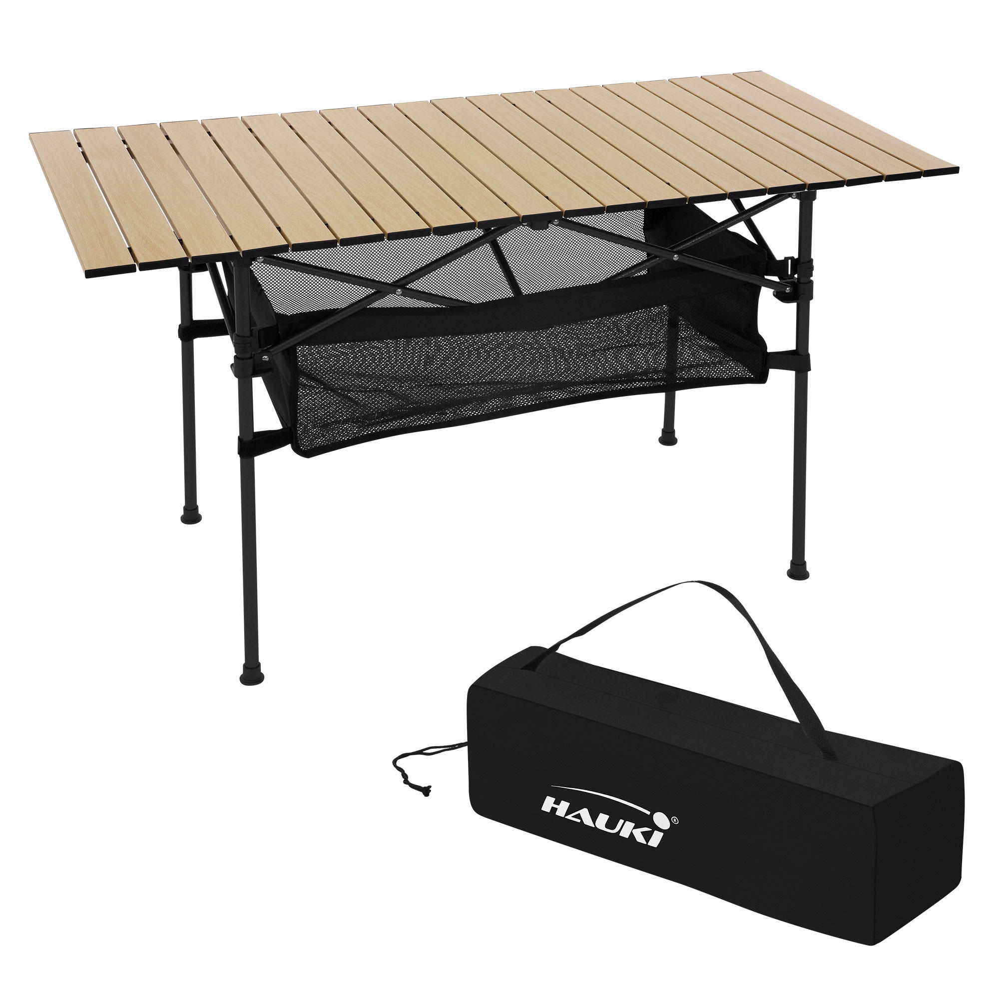 CAMPINGTISCH Beige - Beige, Metall (118/55/64.5cm) - Hauki