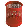 PAPIERKORB perfortiert Aus Metall 15 Liter 32x26 cm Rot - Rot, Metall (26/32/26cm) - PROREGAL