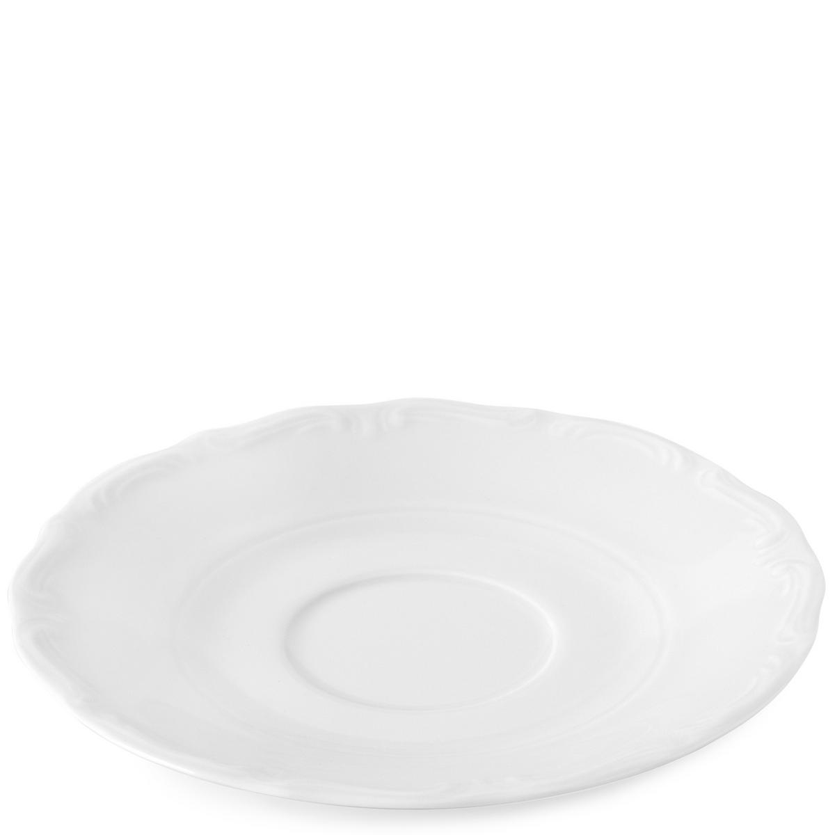TASSEN-SET TASSE mit Untertasse Chodziez MARIA TERESA 6-tlg - Weiß, Keramik (0.25L) - KONSIMO®