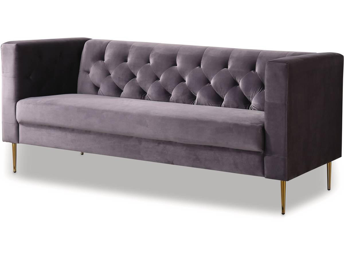 3-SITZER-SOFA Bruce Dunkelgrün - Dunkelgrün, Textil/Metall (196/82/76cm) - Habitat Garten