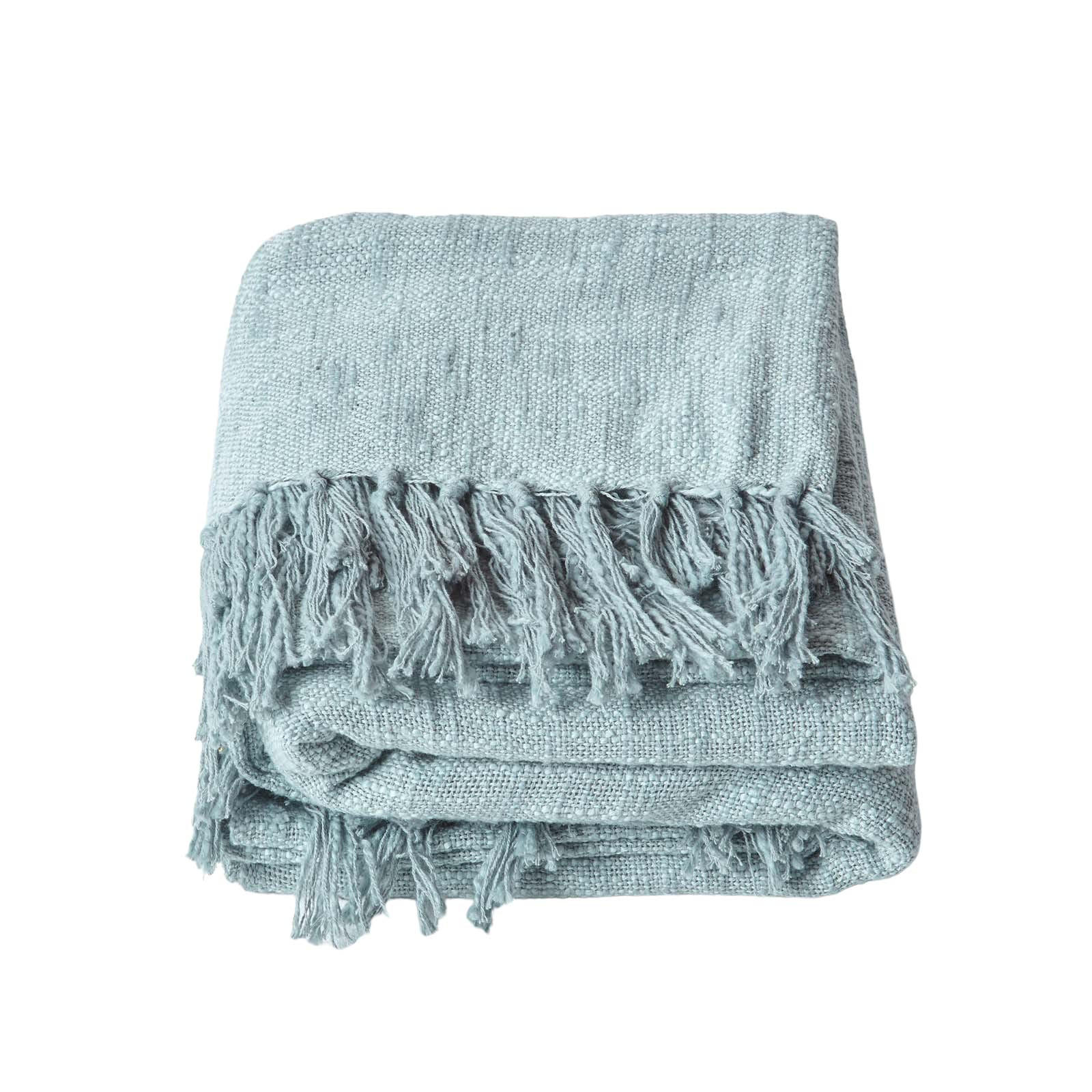 ÜBERWURF Nirvana Slub 225/255 cm, 100% Baumwolle - Grau, Textil (225/225cm) - Homescapes