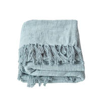 ÜBERWURF Nirvana Slub 225/255 cm, 100% Baumwolle - Grau, Textil (225/225cm) - Homescapes